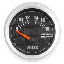 Voltmätare 52mm 8-18V (Elektrisk) Autometer / Hoonigan